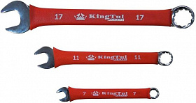 На сайте Трейдимпорт можно недорого купить Ключ комбинированный 28мм в прорезиненной оплетке KingTul kraft KT-30028k. 