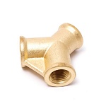 Y-образный разветвитель внутр.резьба 1/4