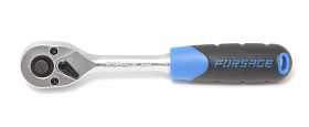 На сайте Трейдимпорт можно недорого купить Трещотка реверсивная с резиновой ручкой 1/4"(L-150мм, 45зуб.) Forsage F-80222. 